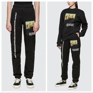 Urban Sophistication Spotted Sweatpants Sz M